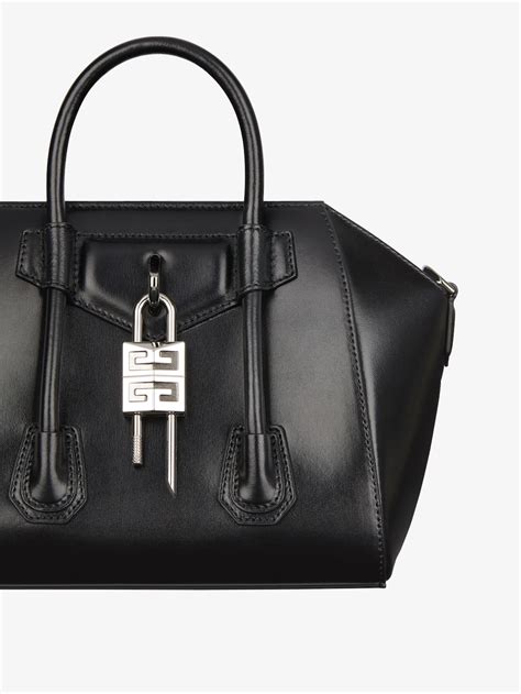 mini antigona lock leather satchel givenchy